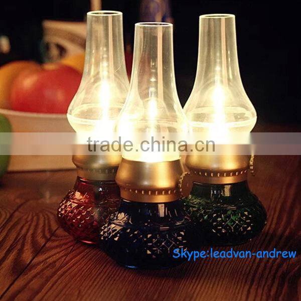 2014 Christmas Gifts Candle Light Vintage Oil Blow Lamp