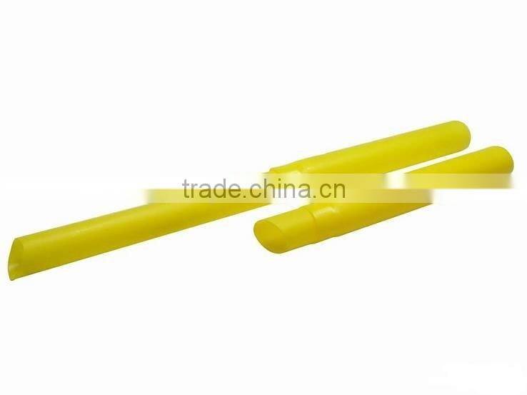 individual packed white color plastic telescopic drinking straw