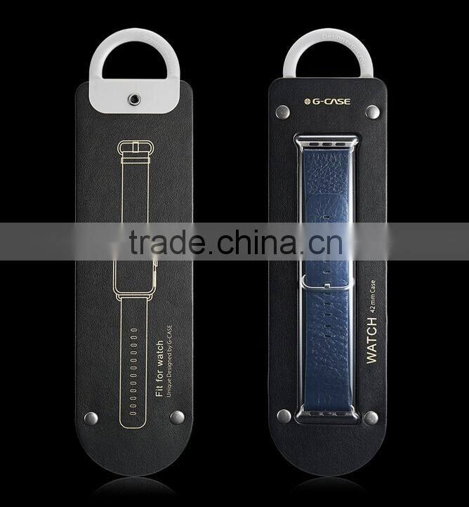 G-Case leather classic pin buckle strap for iwatch