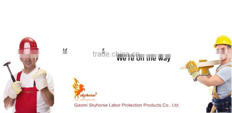 Anti-Vibration Cotton Shell with Latex Coated safety gloves at construction site