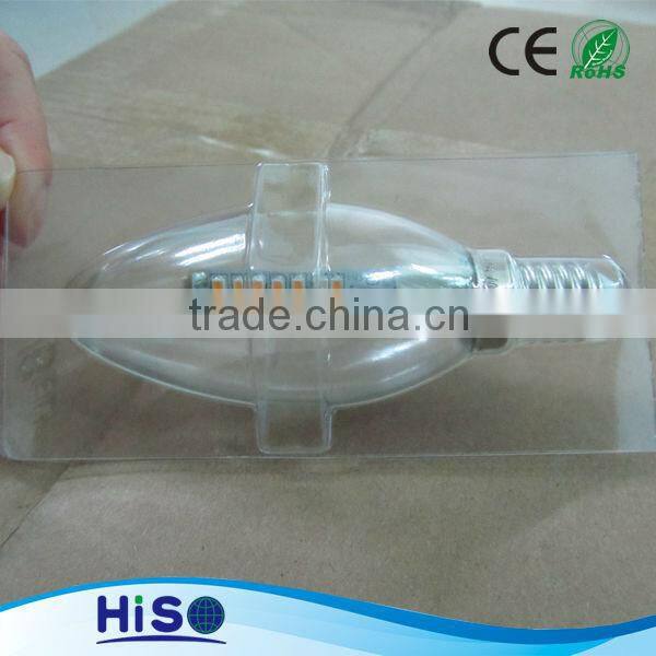 hot led dimmable lamp c35 3w e14 360 degree with icecream shape