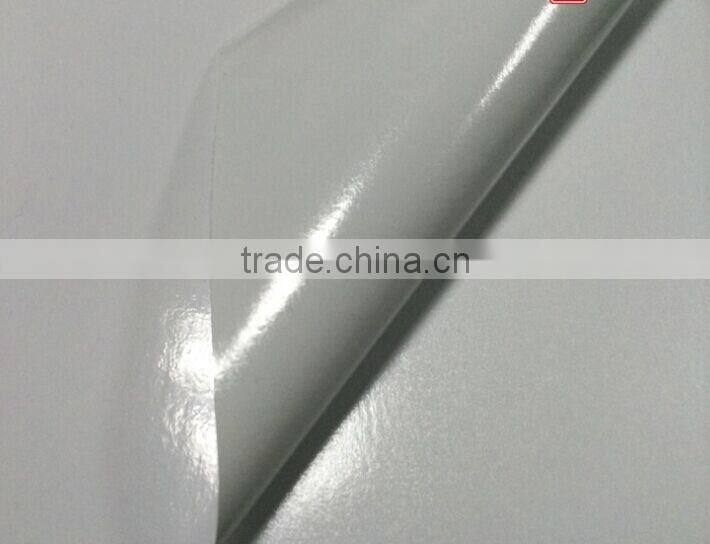 Self- Adhesive Vinyl Glossy(black/Gray Glue) for Car advertisement