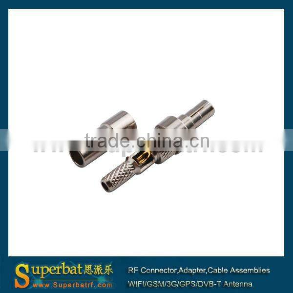connector crc9 male plug for 3g usb huawei model.male electrical plug