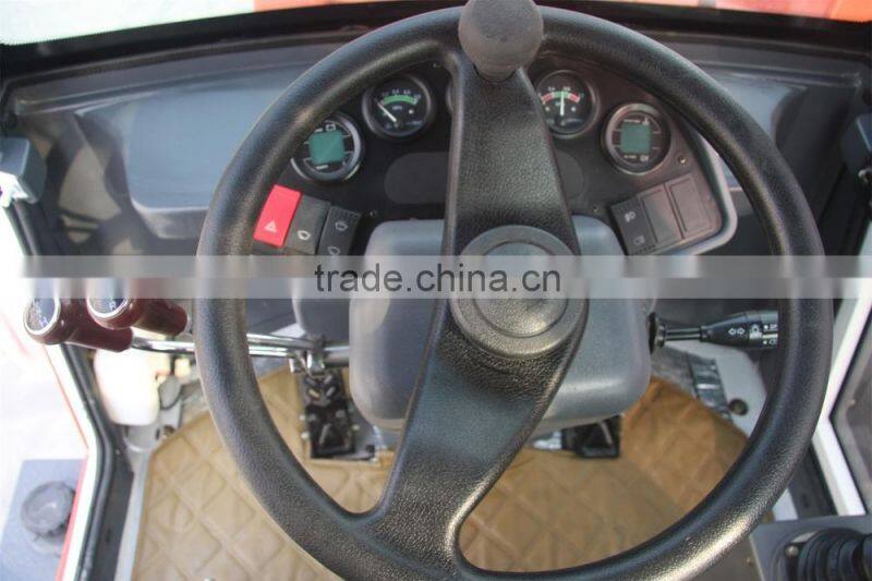 4WD 3 ton small articulating wheel loader compact loaders with CE