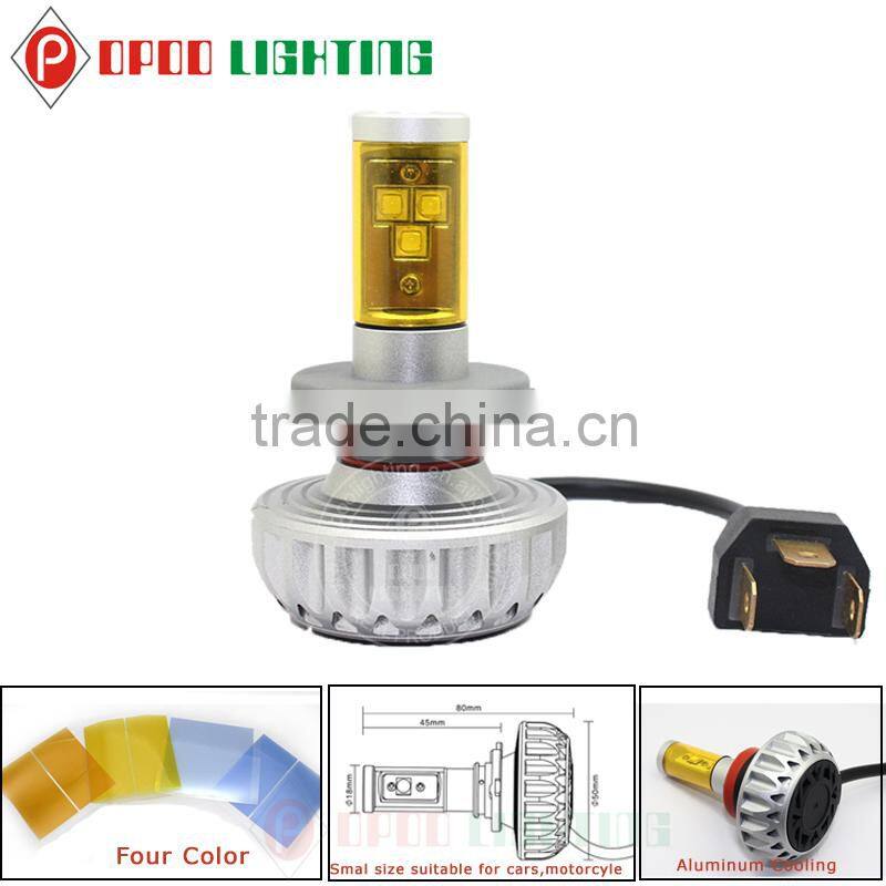 Super bright G3S h4 3000lm vehicle 3s led headlight