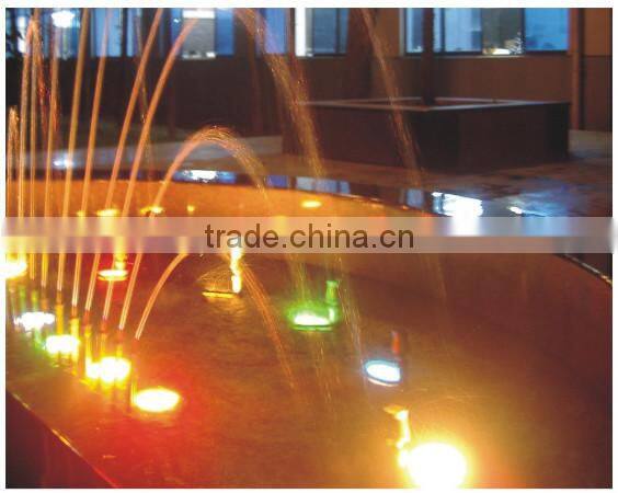 2016 DMX Control IP68 outdoor 3W led underwater light in pool RGB