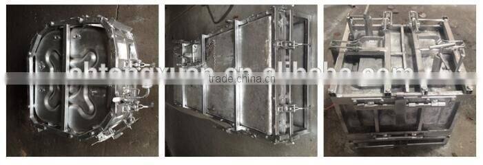 rotatioally led flower pot mold