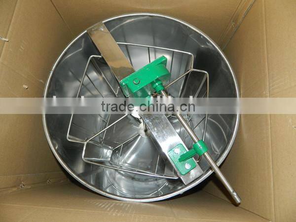 More frames stainless steel honey extractor