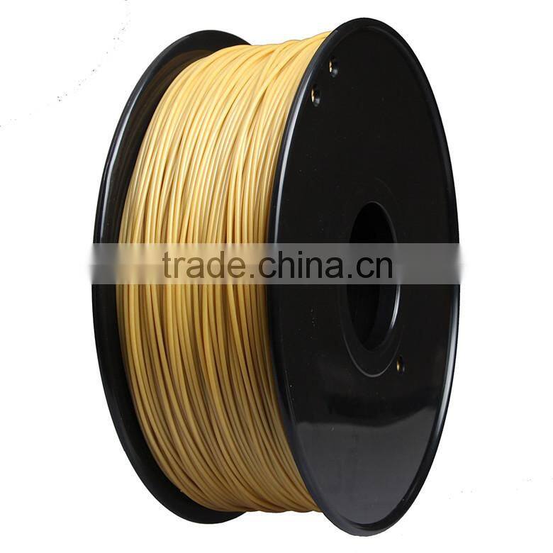 3D Printer ABS filament 1.75mm/3.0mm Yellow Glod