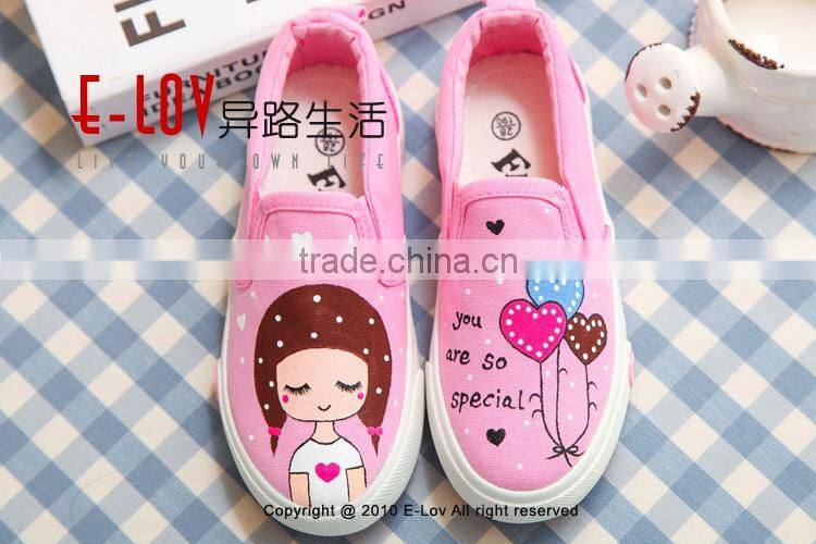 2015 Hot sales high quality and cheap no lace canvas shoes