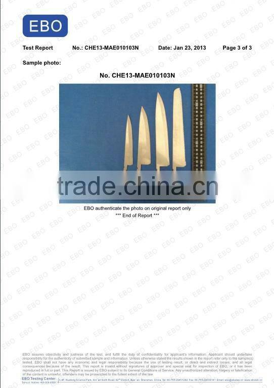 Kitchen Knife with Color Blade