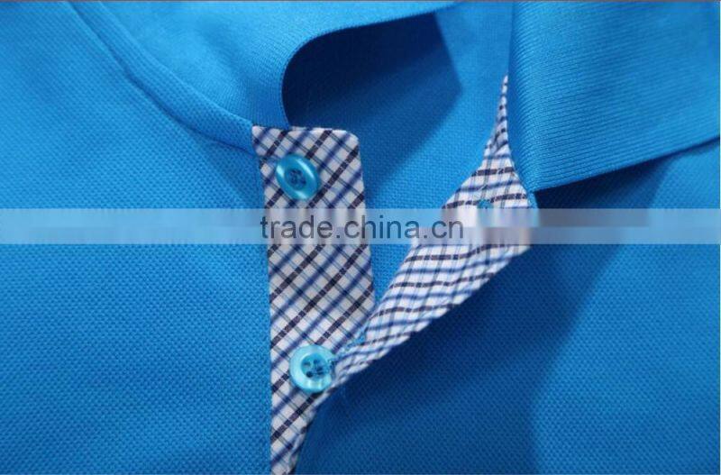 2016 Wholesale Mens Lapel Collar Slim Fit Short Sleeve Men's Fashion Casual T Shirt