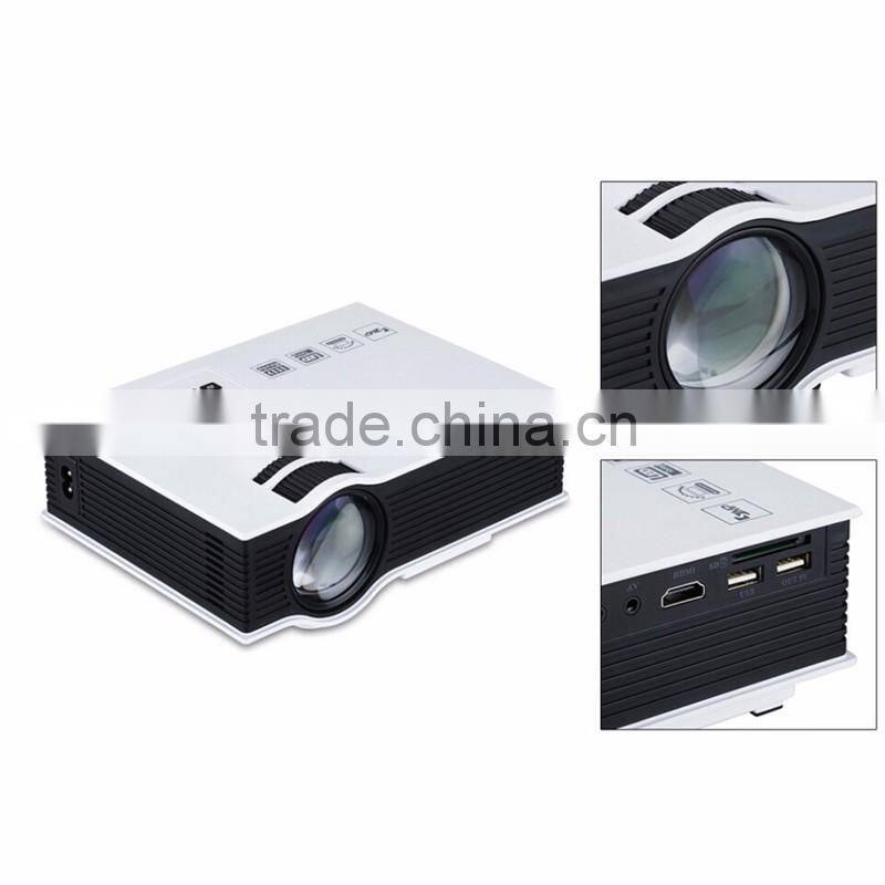 1080P 800lumen UC40 LED Mini Projector for Home Theater Movie Projector LCD lamp 34-130 Inch projection HD Projectors