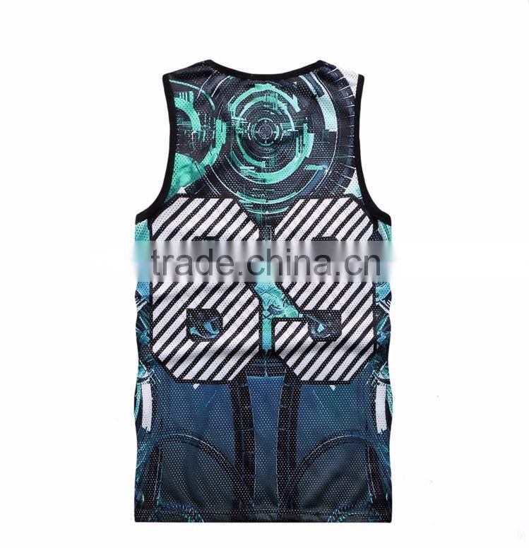 Yingzhong 2016 Summer New Fashion Women T-shirt Tanks 3D Vest Tops Sexy Tank Top