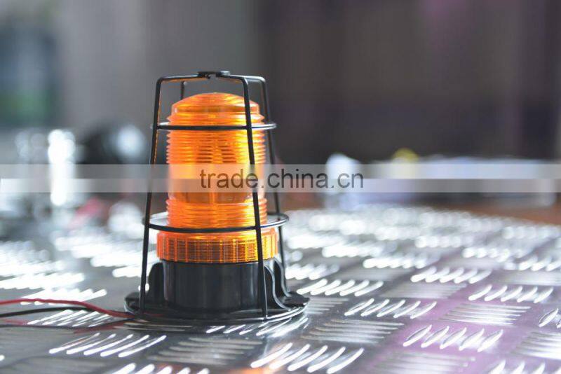Forklift Warning Light,Warning Beacon,Beacon Light,Xenon Strobe Flash Beacon(SR-BL-601CP-XENON,W Metal Cage Protector)12V-110V