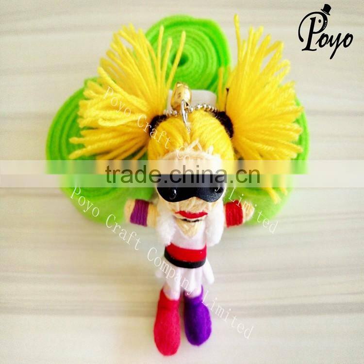 hot voodoo doll toys fashion keychain wholesale string dolls
