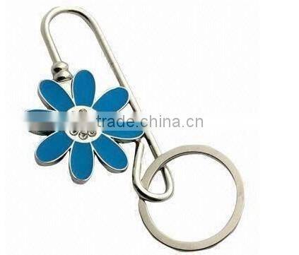 High quality folding metal bag hanger with diamond