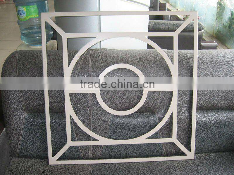 Exclusive decorative hook on perforated aluminum ceiling panel 600*1200mm