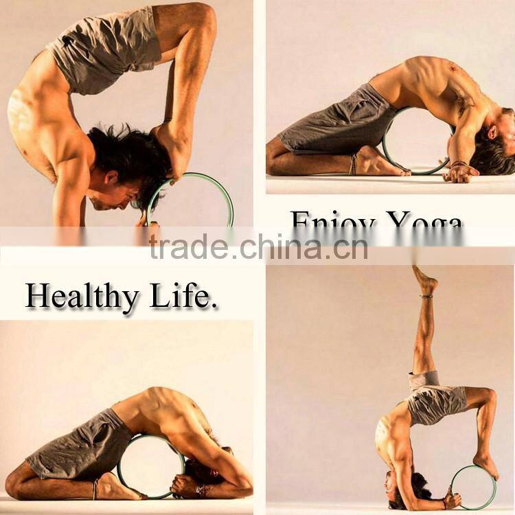 High quality fitness euipment yoga wheel for body shape