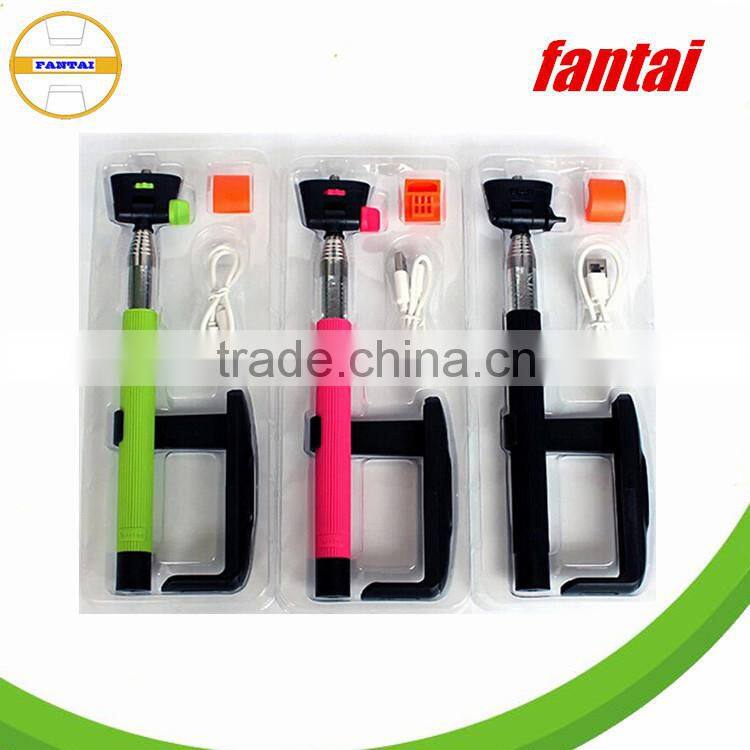 ball head handheld camera monopod, cell-phone monopod,2015 factory mini Selfie stick foldable selfie monopods