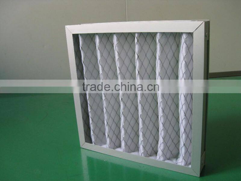 Pleated panel filter Primary Efficiency Filter