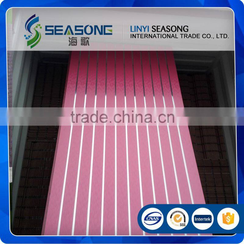 high quality export standard melamine slatwall MDF