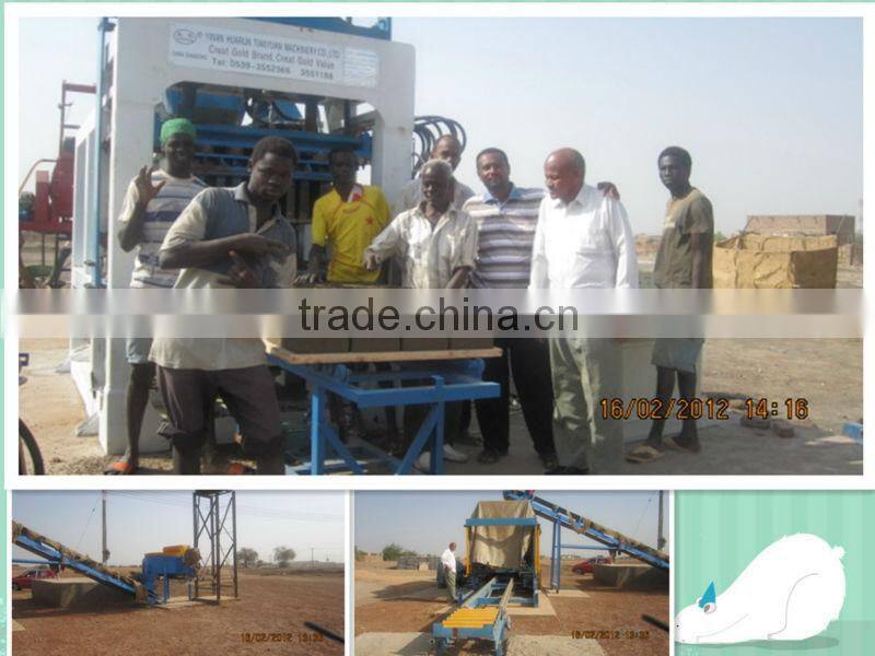 eps raw material cement concrete hollow block machine -Tianyuan brand