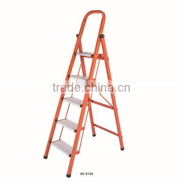 Hot sell! 5 steps Steel Step ladders XC-5135