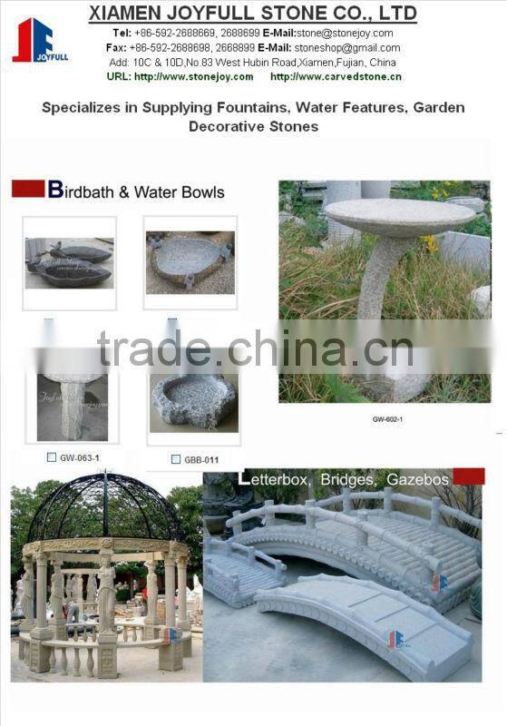 Natural Stone Garden Bird Bath