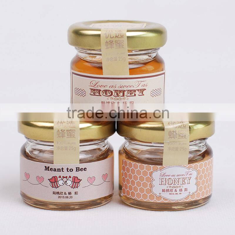 Label for Glass bottled honey