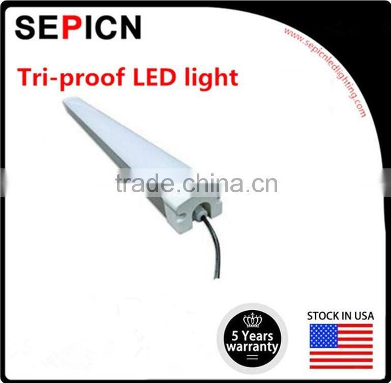 LED super Bright 110lm/W 2 ft 0.6m Led Tri-Proof Light IP65 waterproof, dust proof, explosion proof