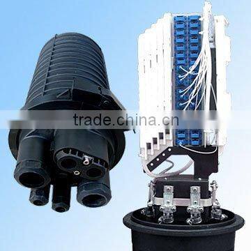 Optical fiber splice closure PLC splitter