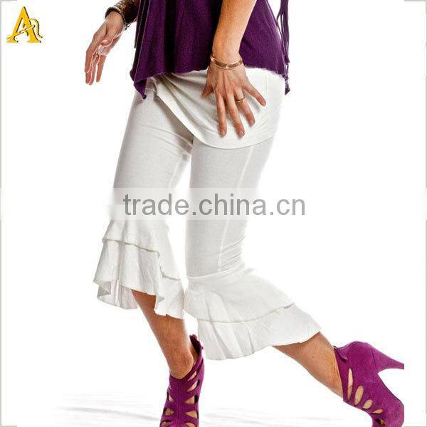 Ruffle Capri Pants / Bloomers - BUSTLE CAPRIS - festival clothing