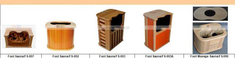 2016 Home Made Portable mini sauna for Detoxing Feet with electric massager (CE/RoSH/ISO)
