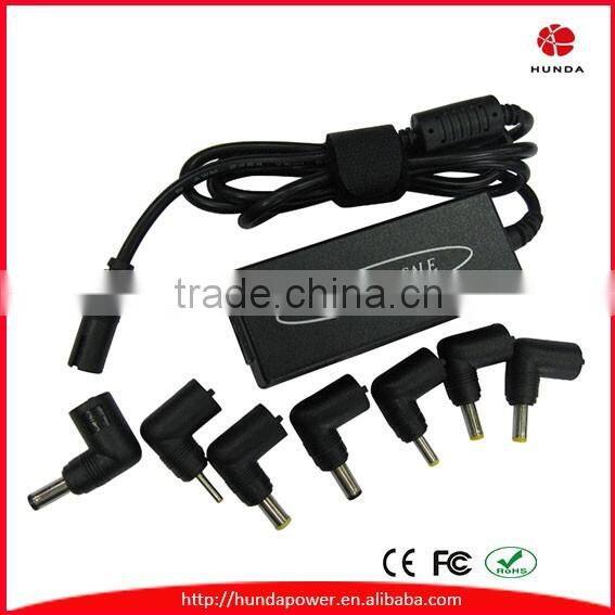 Universal 40W Mini AC Adapter Charger + power cord: for 9.5V, 10.5V, 12V, 19V, 19.5V, 20V laptop