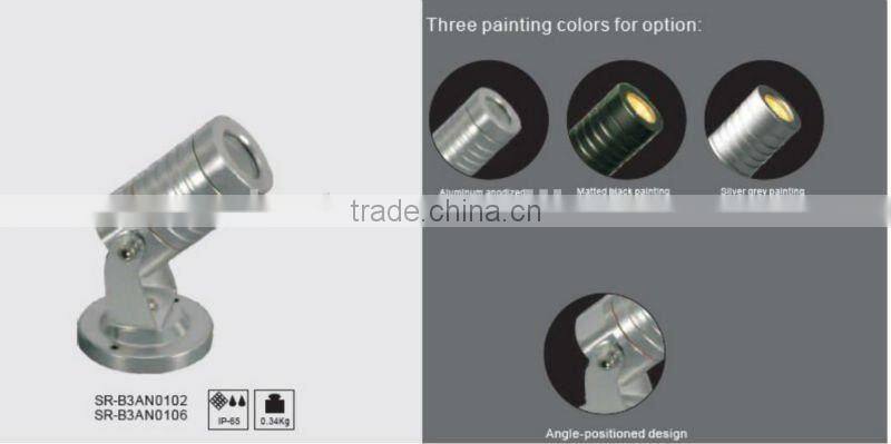 Outdoor IP65 led garden spotlight 3W with CE ROHS
