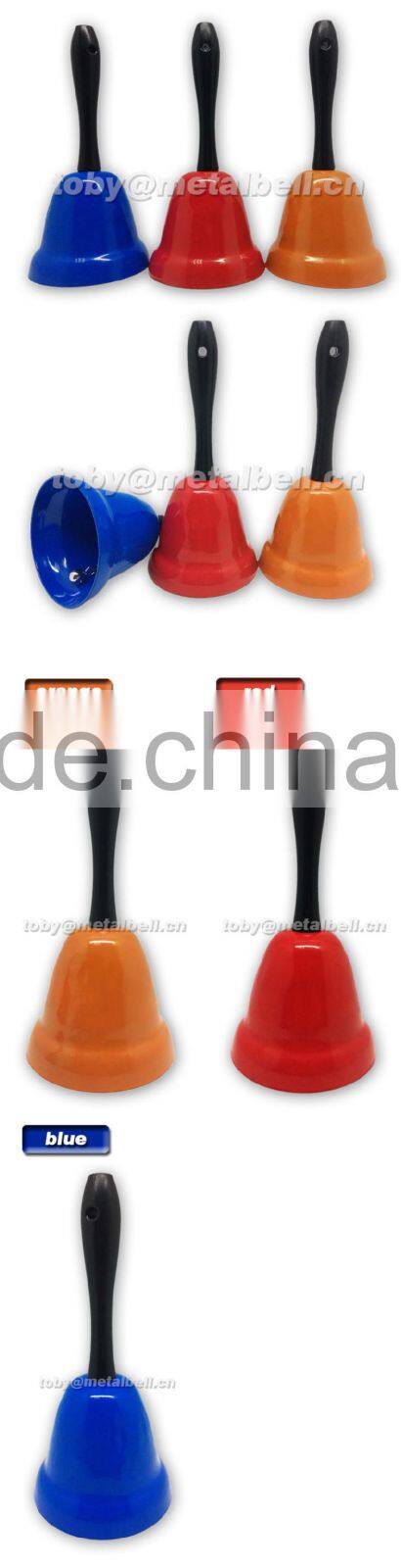 Wooden hand bell in customized colors for celebration