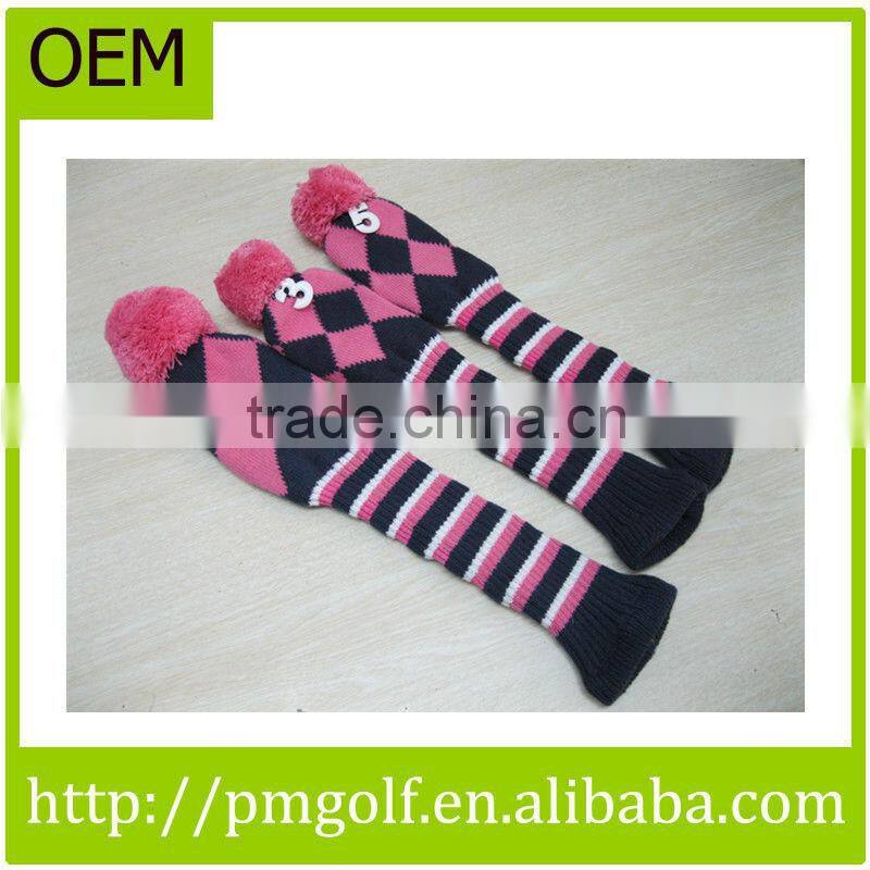 Custom Knitted Golf Club Head Covers