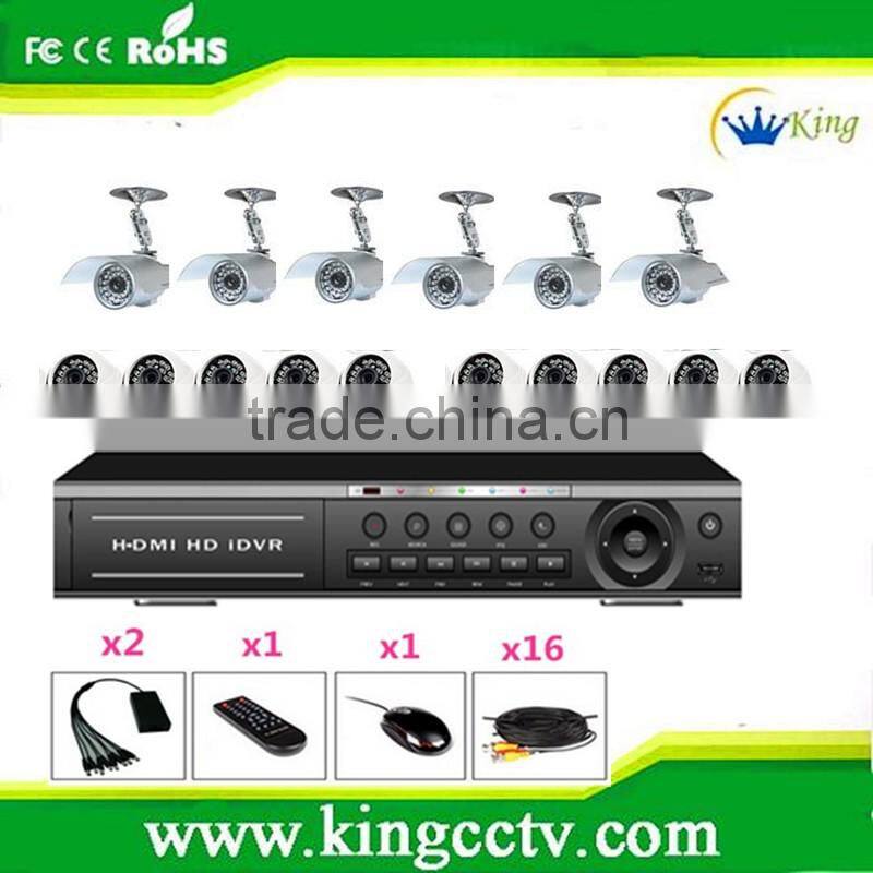 hd cctv dvr ir camera system made in china 16ch cctv camera system