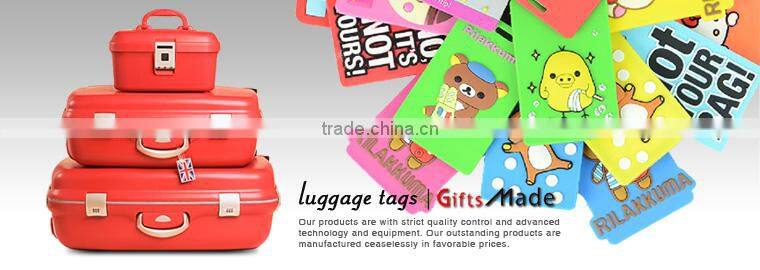 trade assurance promotion cheap bulk plastic luggage tag