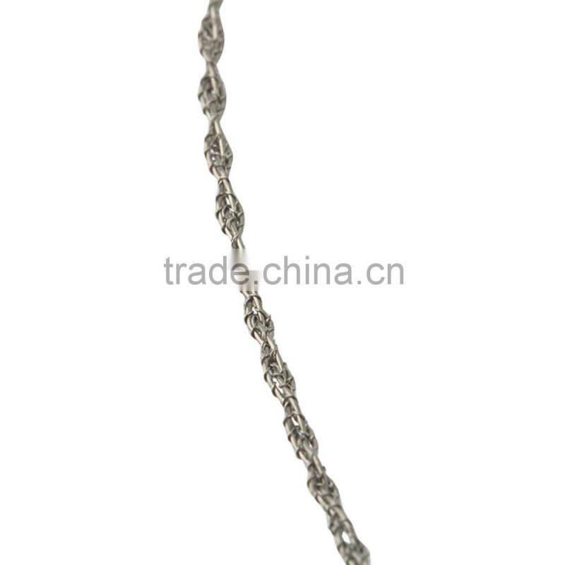 2016 new arrival Worldwide Outdoor Scroll Steel Wire Saw Emergency Travel Camping Hiking Survival Tool