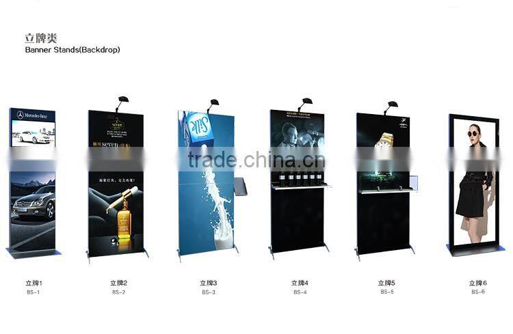 Aluminum-alloy advertising stand with A4 literture rack