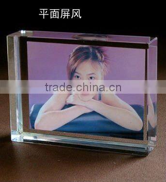 Beautiful hot sale crystal photo frame