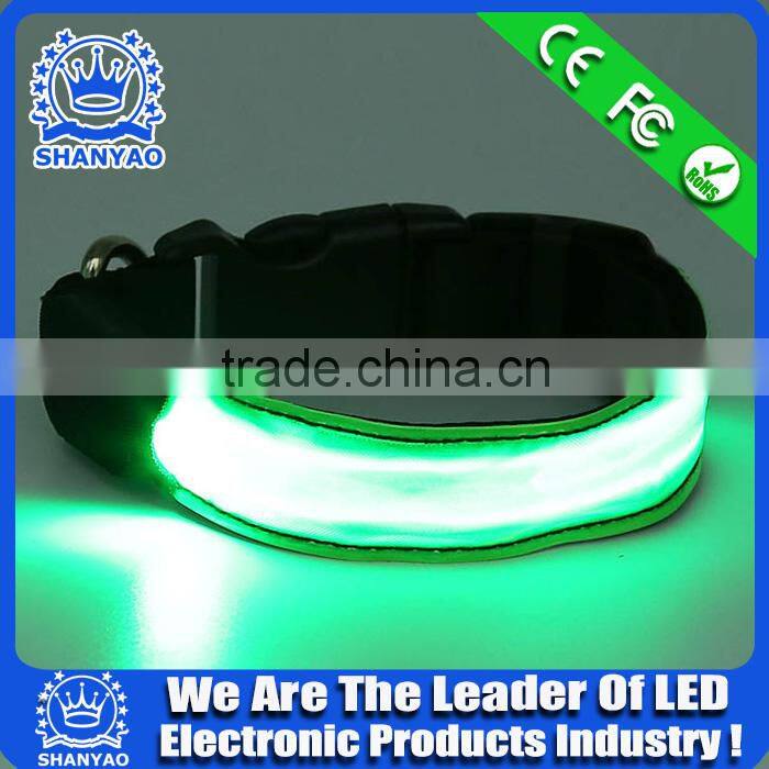 2015 Hot Selling LED Reflective Dog Collar With LED Light