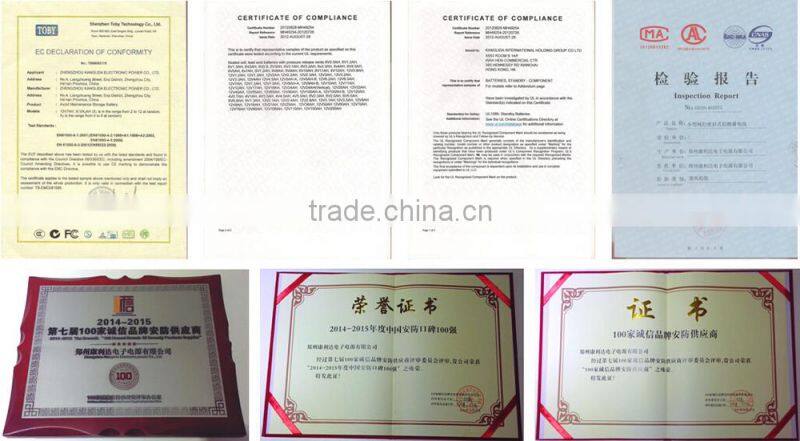 Kanglida small storage battery 4v 3ah for LED light