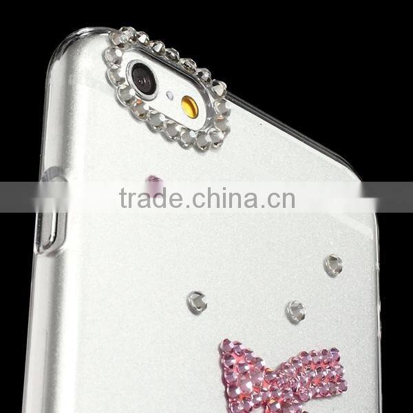 High-heeled Shoe Rhinestones Clear Hard Case for iPhone 6, for iphone6 case