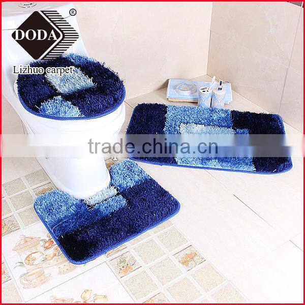 Long pile shagy polyester bathroom promotional gift mat