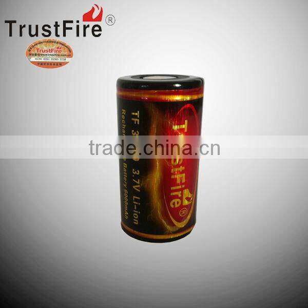 TrustFire new design high capacity 3.7V 6000mAh 32650 rechargeable battery with pcb from guangdong original factory
