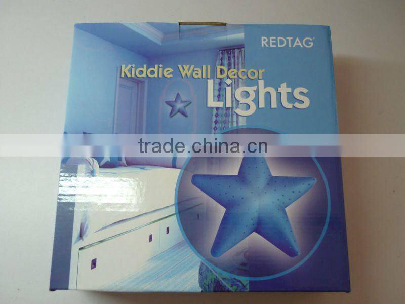 star shape living room decorative wall lamp