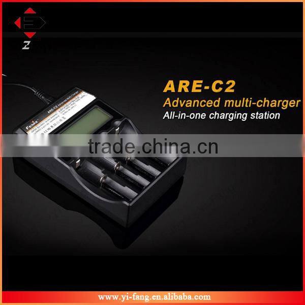 factory price AARE-C2 four bays Li-ion/ Ni-Mh AA, AAA advanced universal smart battery charger